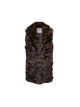 Fox Fur Upcycled Vest