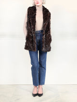 Fox Fur Upcycled Vest