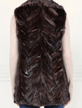 Fox Fur Upcycled Vest
