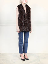 Fox Fur Upcycled Vest
