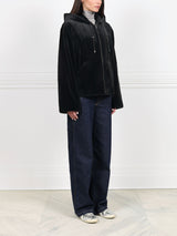 The Hoodie Jacket in Sheared Mink