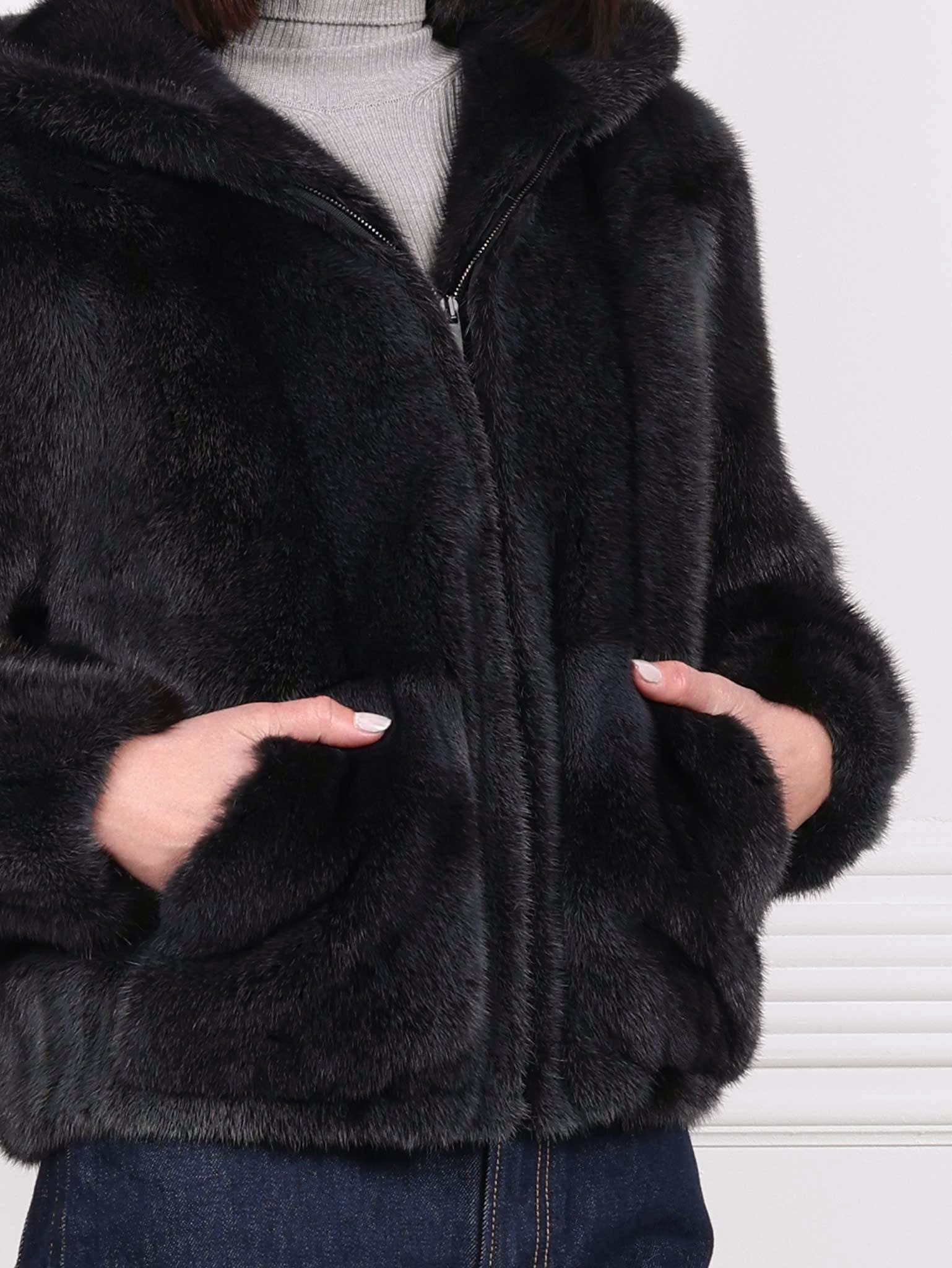 The Hoodie Mink Fur Jacket