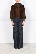 The Zion Cropped Mink Fur Jacket