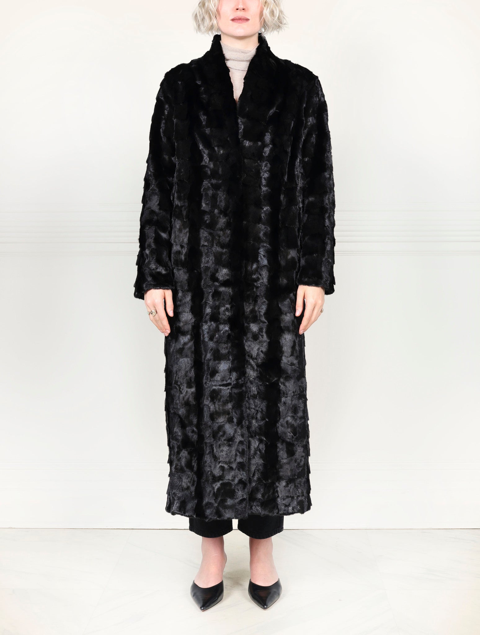The Kaitlin Reversible Upcycled Mink Coat