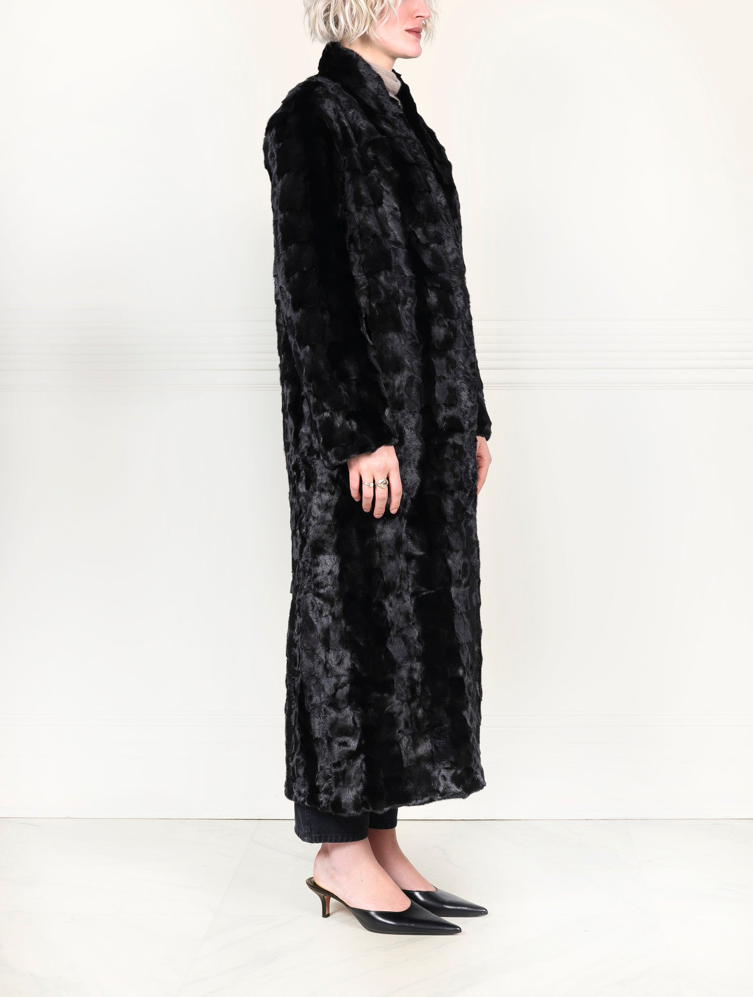 The Kaitlin Reversible Upcycled Mink Coat