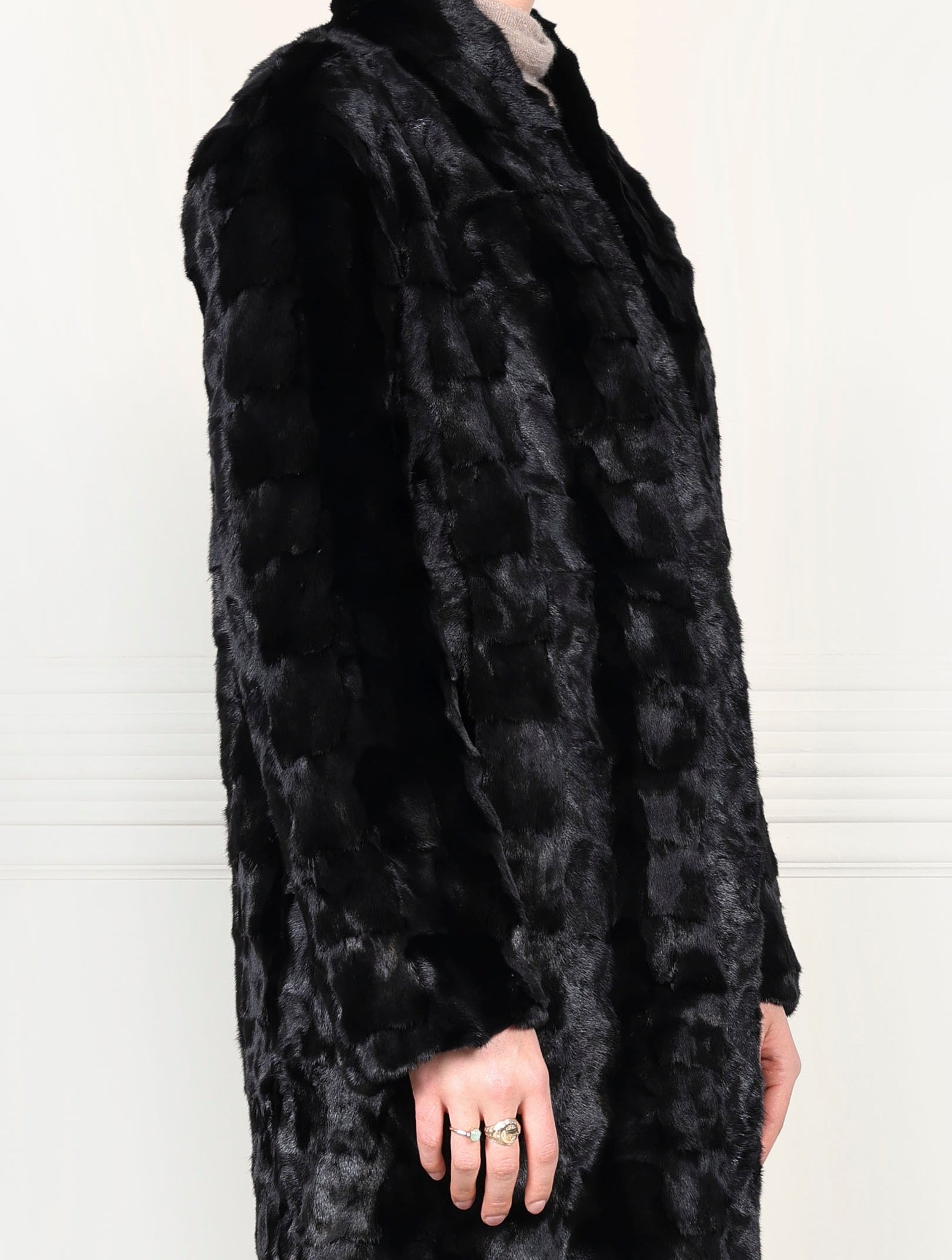 The Kaitlin Reversible Upcycled Mink Coat