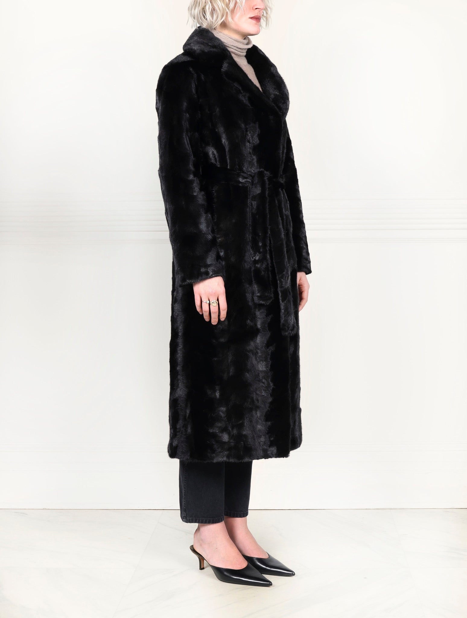 The Tracy Upcycled Mink Fur Coat