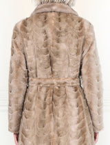 The Tracy Upcycled Mink Fur Coat