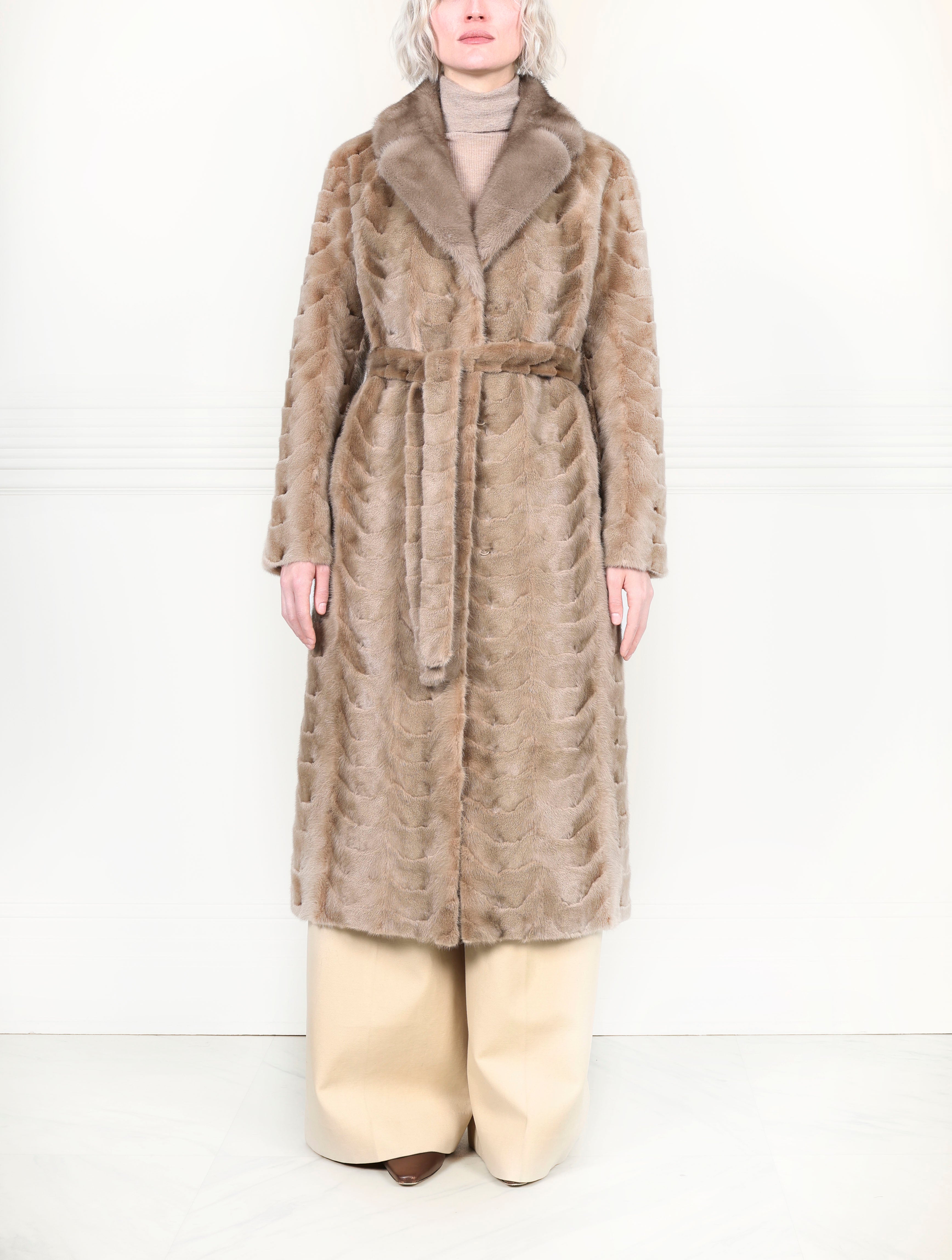 The Tracy Upcycled Mink Fur Coat