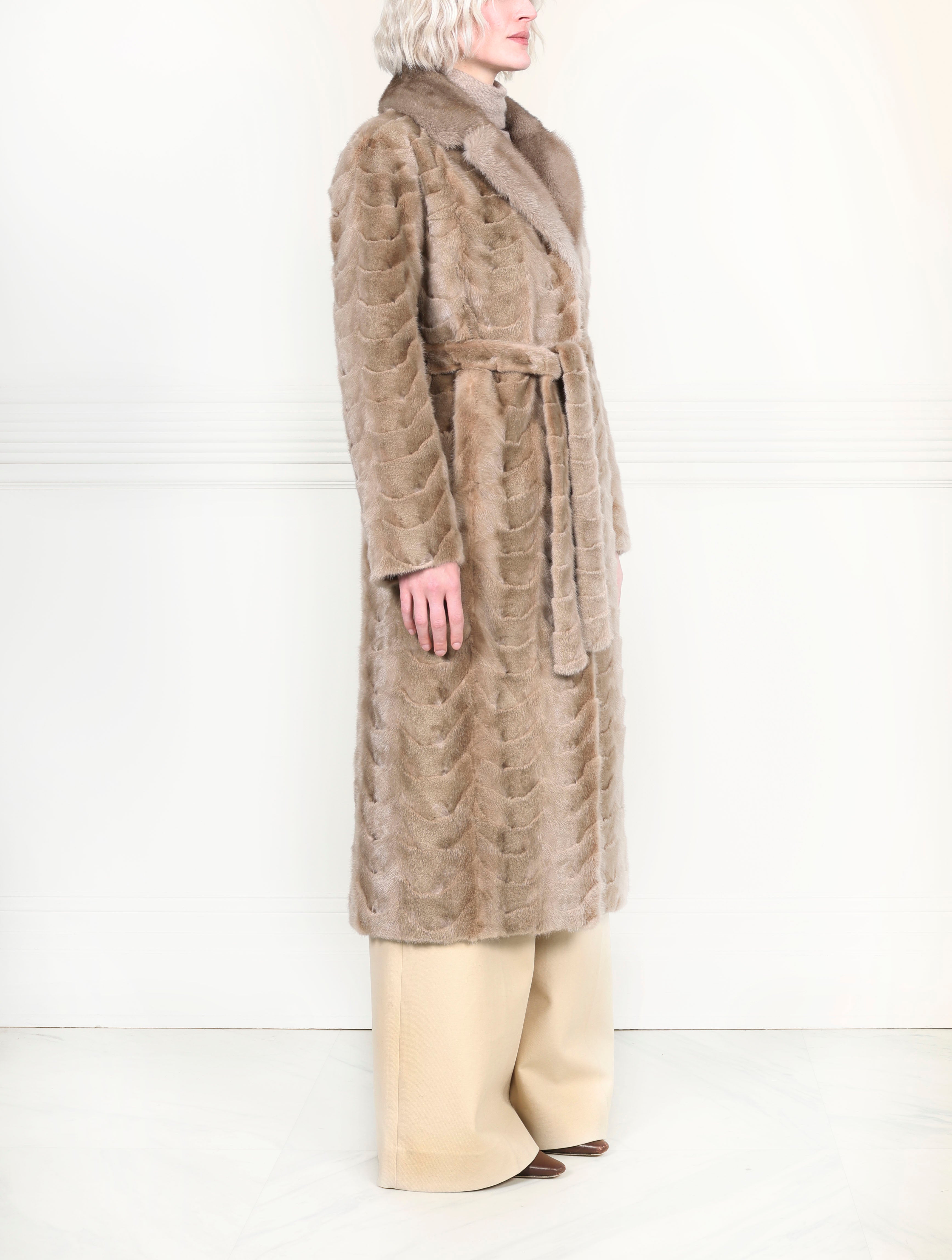 The Tracy Upcycled Mink Fur Coat