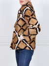 The Diamond Intarsia Mink Fur Jacket