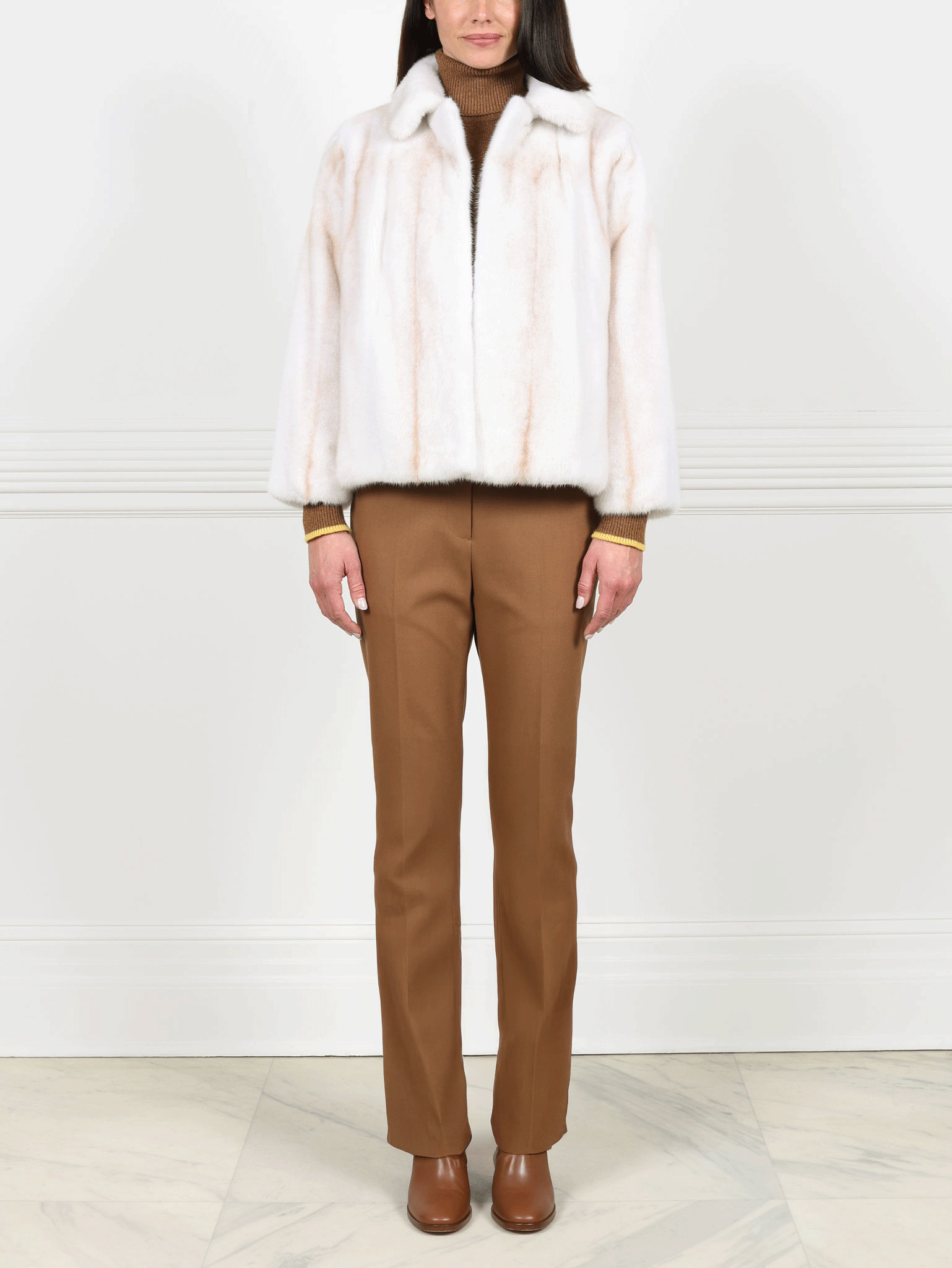 Palomino Cross Mink Shirt Jacket