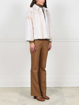 Palomino Cross Mink Shirt Jacket