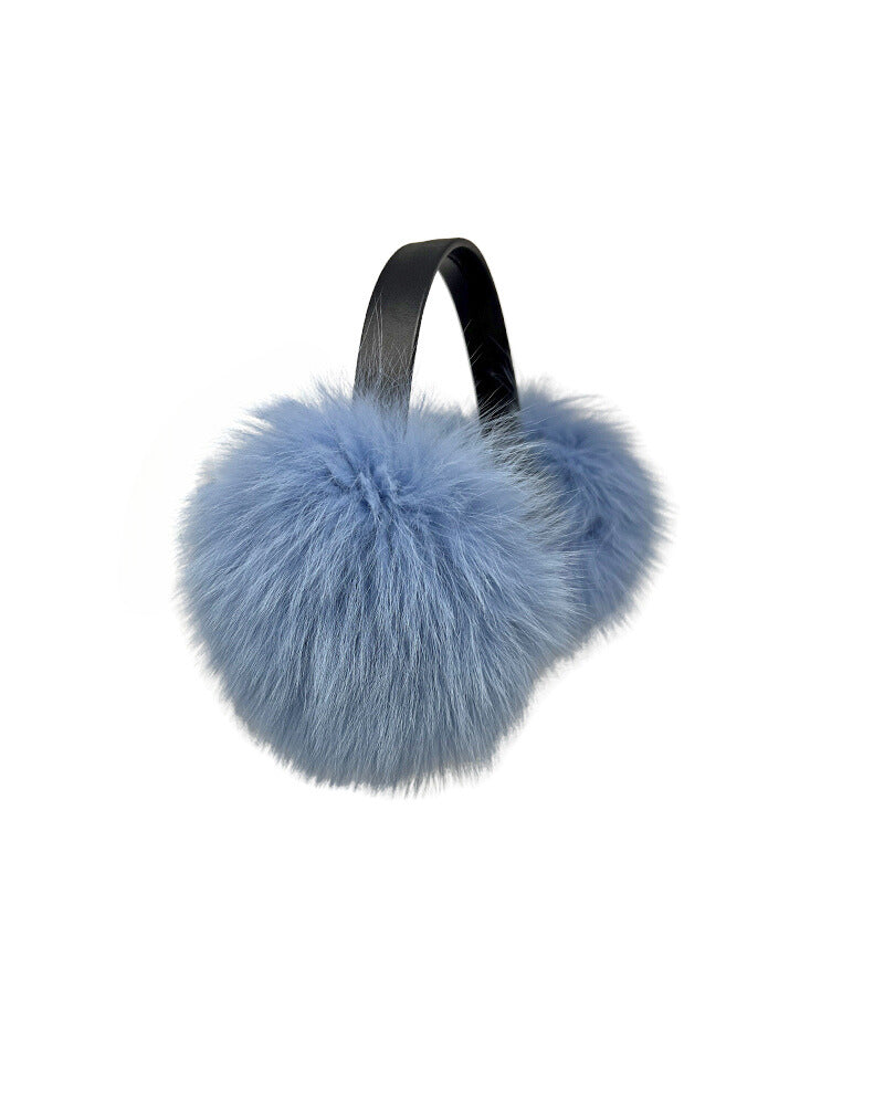 Dyed Fur Earmuffs in Assorted Colors