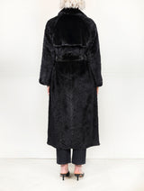The Thelma Chevron Fur Coat