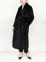 The Thelma Chevron Fur Coat