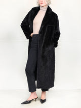 The Thelma Chevron Fur Coat