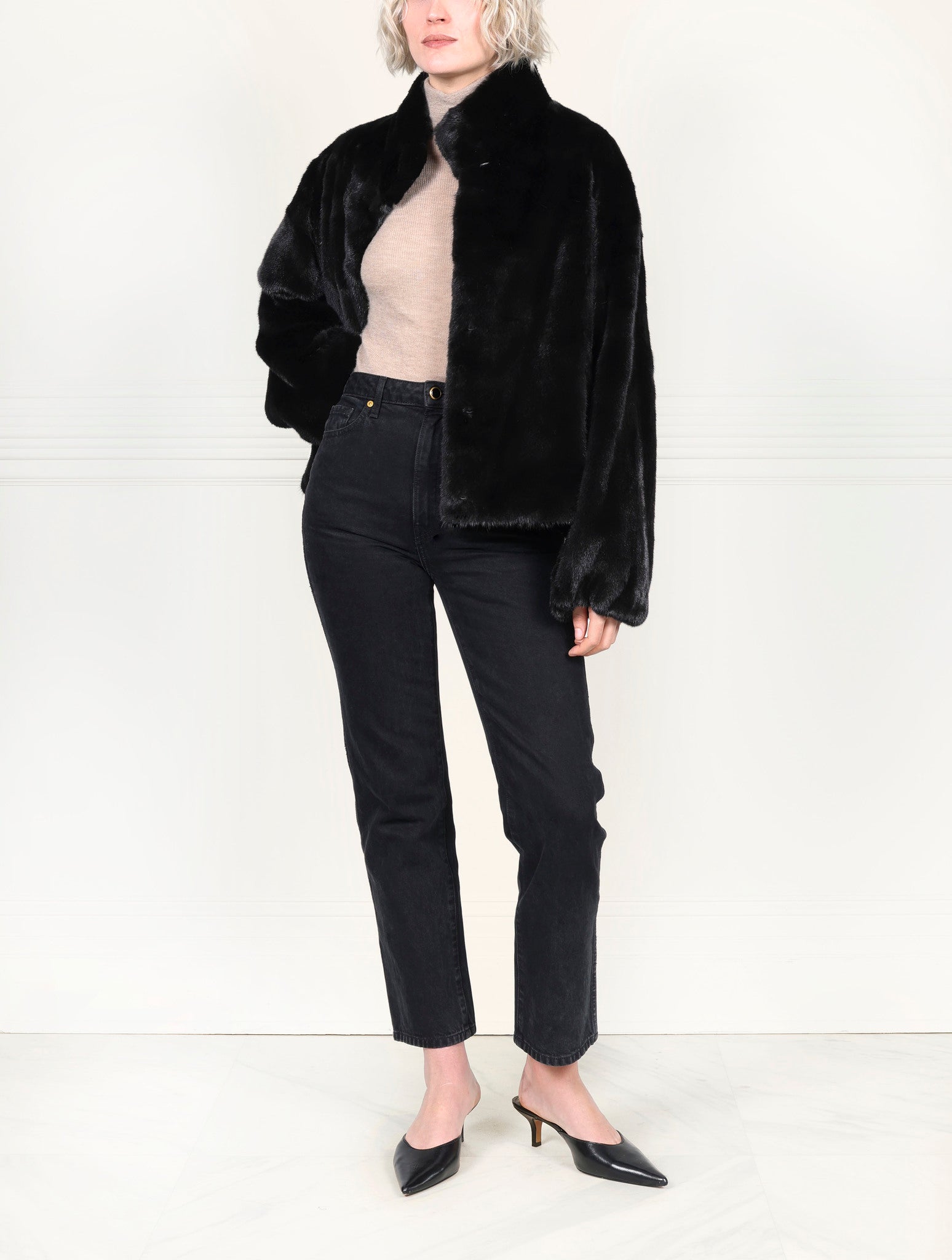 The Robbie Mink Fur Jacket