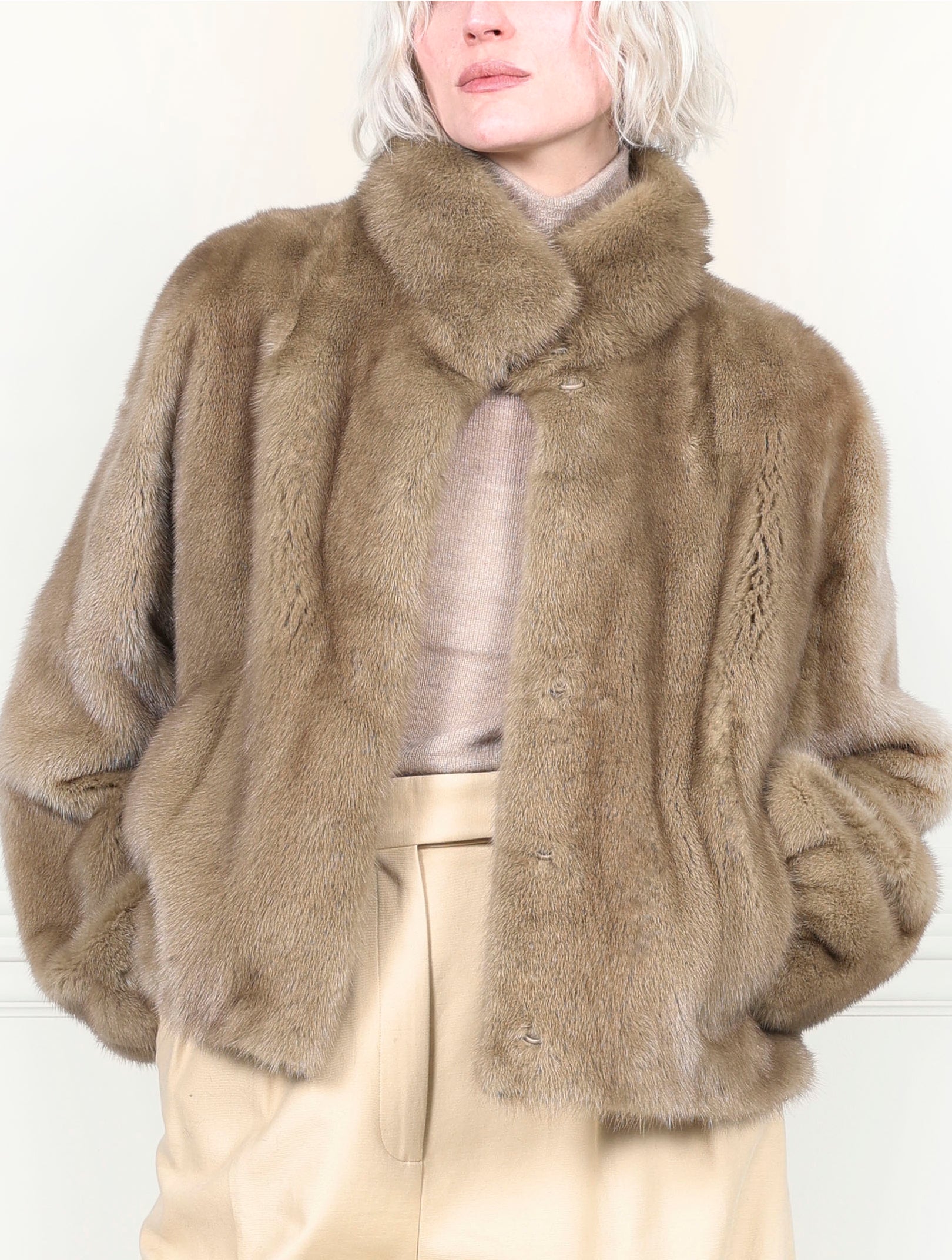The Robbie Mink Fur Jacket