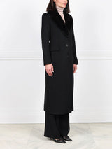 Chesterfield Coat with Mink Collar