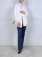 The Ayla Mink Fur on Knit Belted Cardigan Jacket