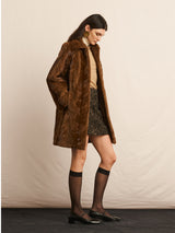 Upcycled Mink Fur Coat in Lunaraine