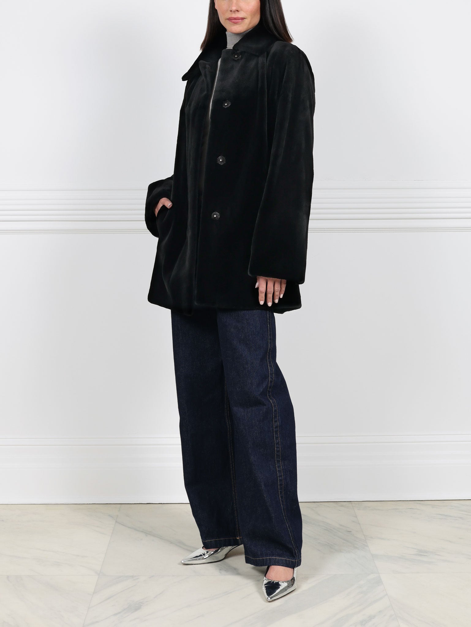 The Allegra Mink Fur Coat