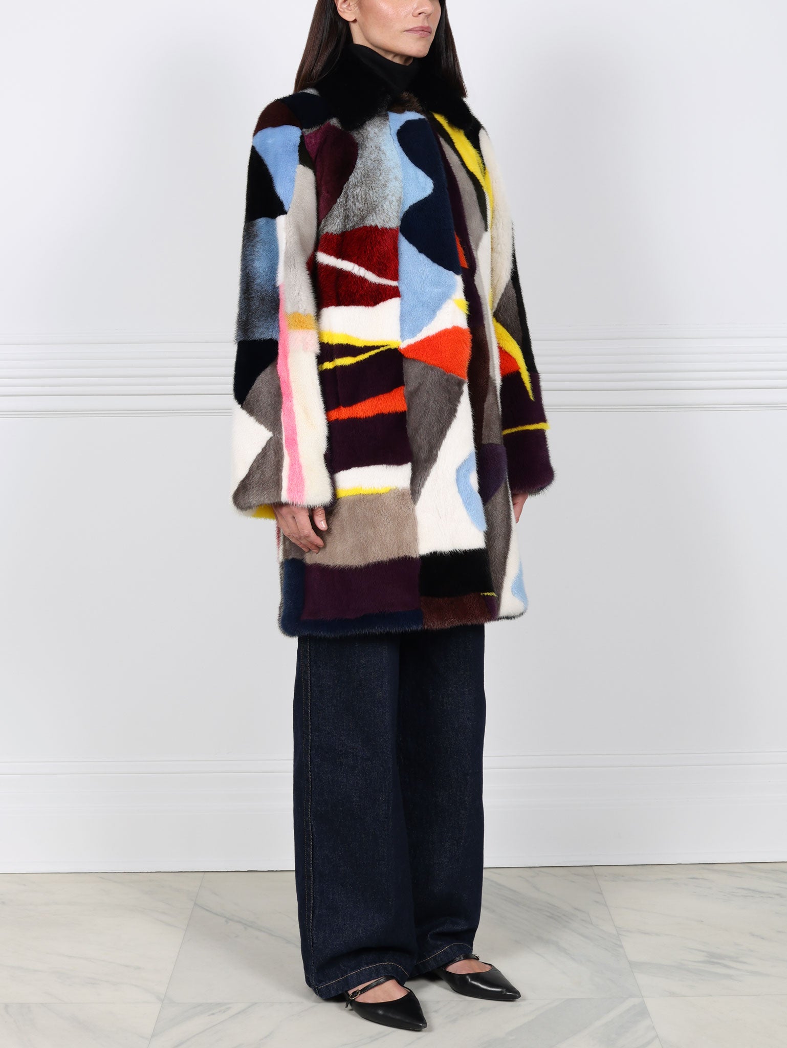 The Miro Upcycled Mink Coat