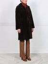 The April Sheared Mink Fur Reversible Storm Coat