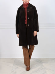The April Sheared Mink Fur Storm Coat