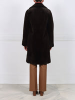 The April Sheared Mink Fur Reversible Storm Coat