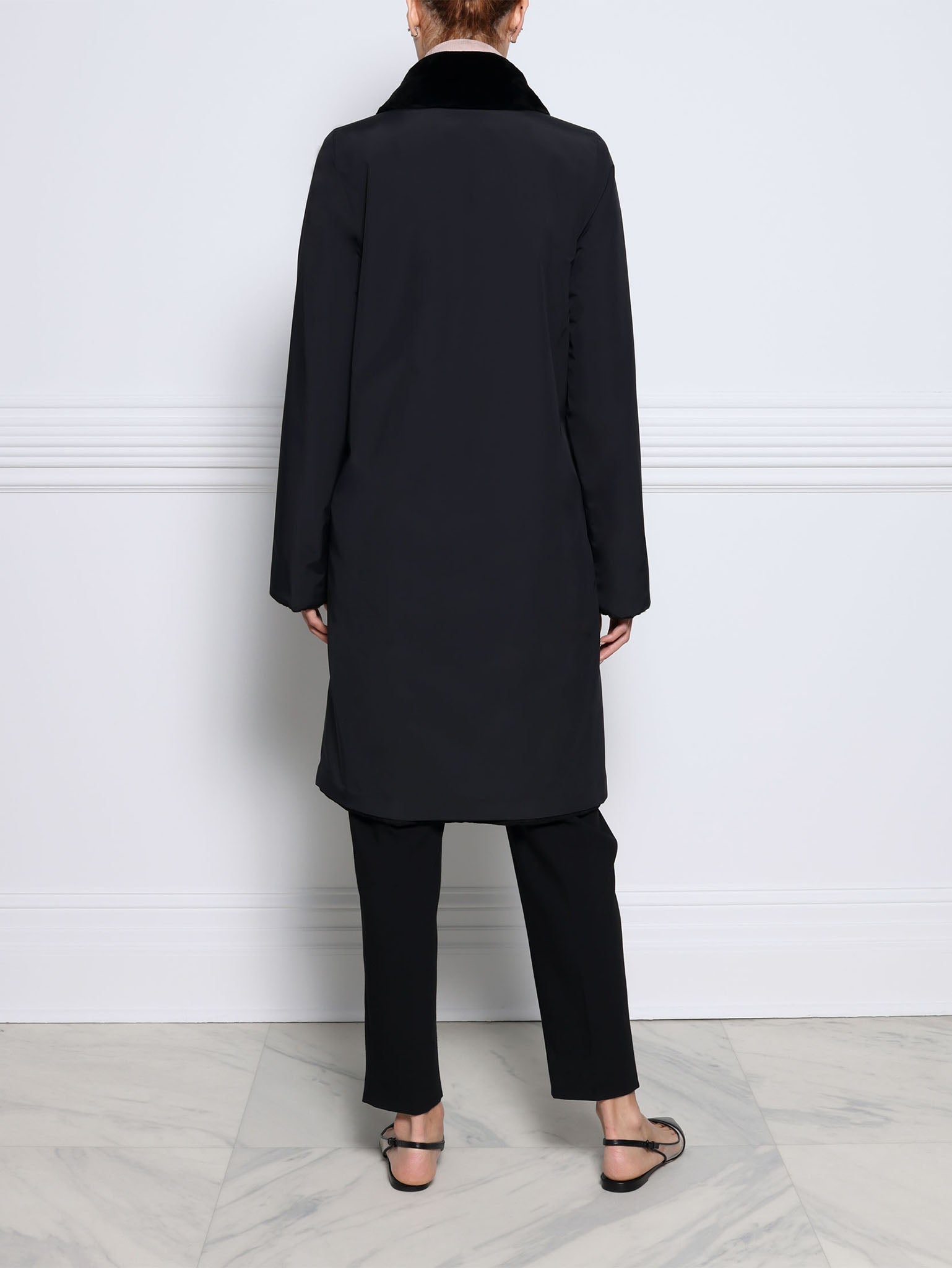 The April Sheared Mink Fur Storm Coat