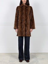 Upcycled Mink Fur Coat in Lunaraine