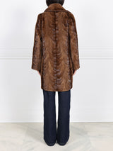Upcycled Mink Fur Coat in Lunaraine