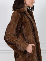 Upcycled Mink Fur Coat in Lunaraine