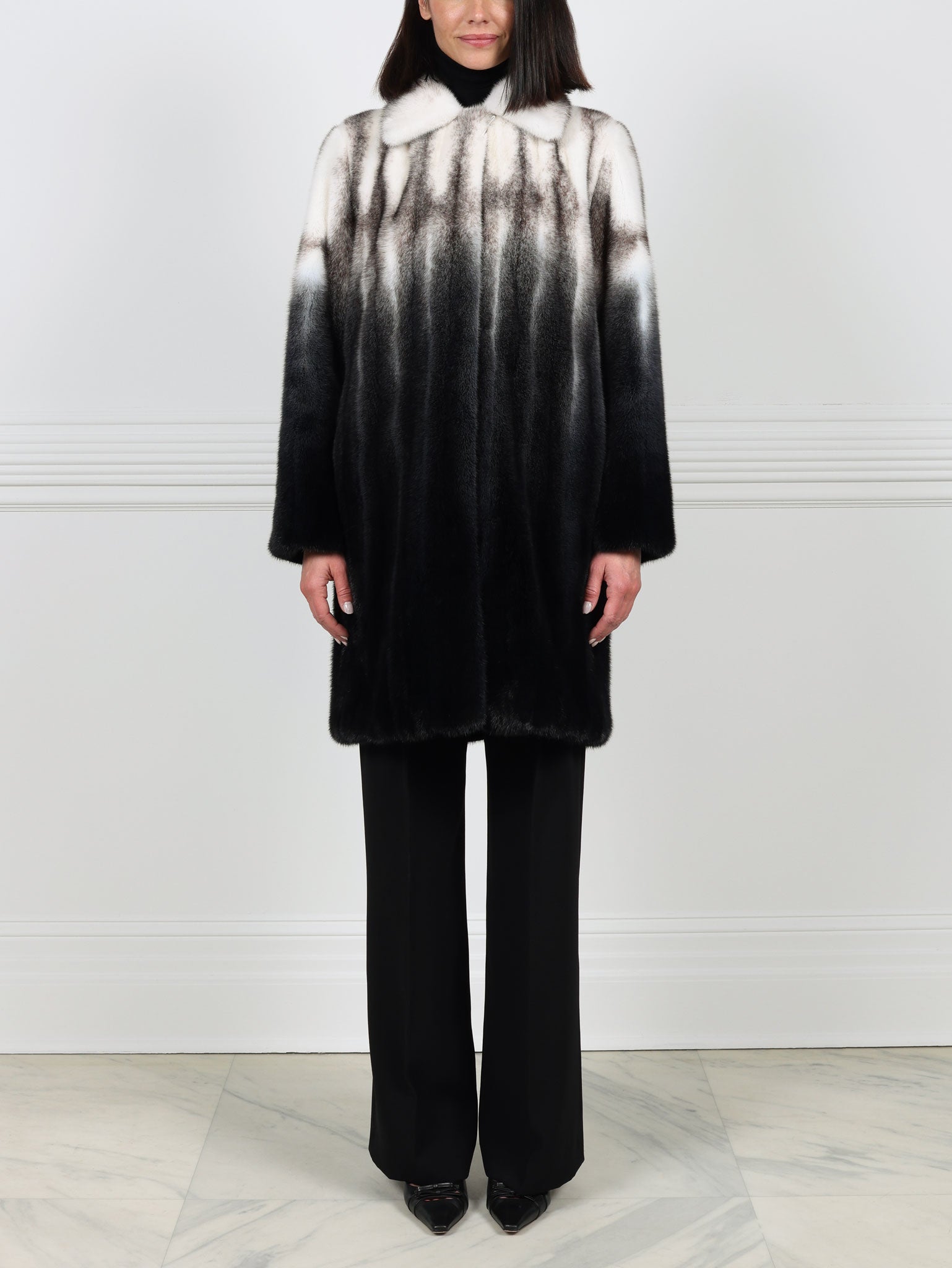 Ombre Mink Coat
