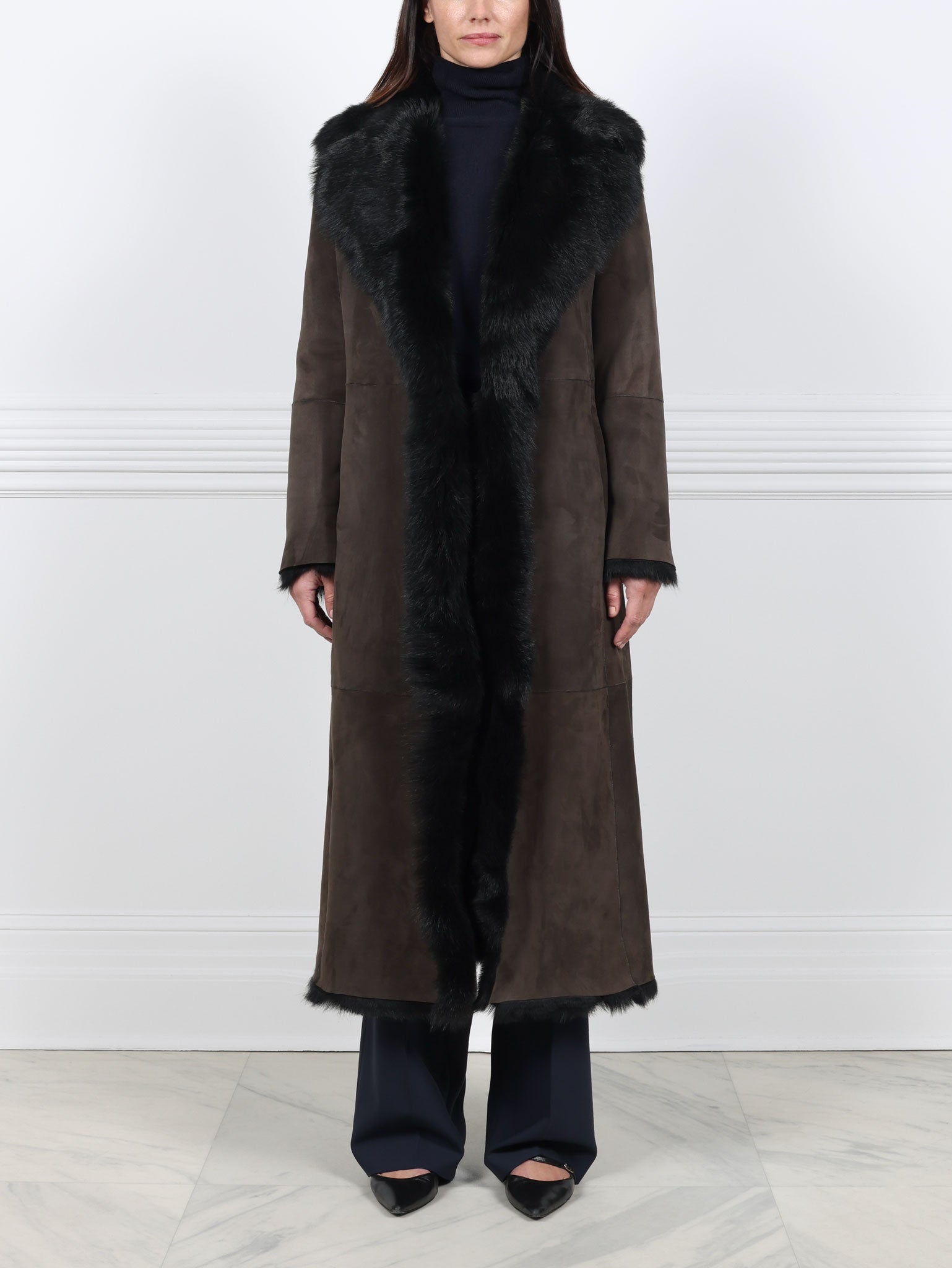 The Savannah Toscana Shearling Coat