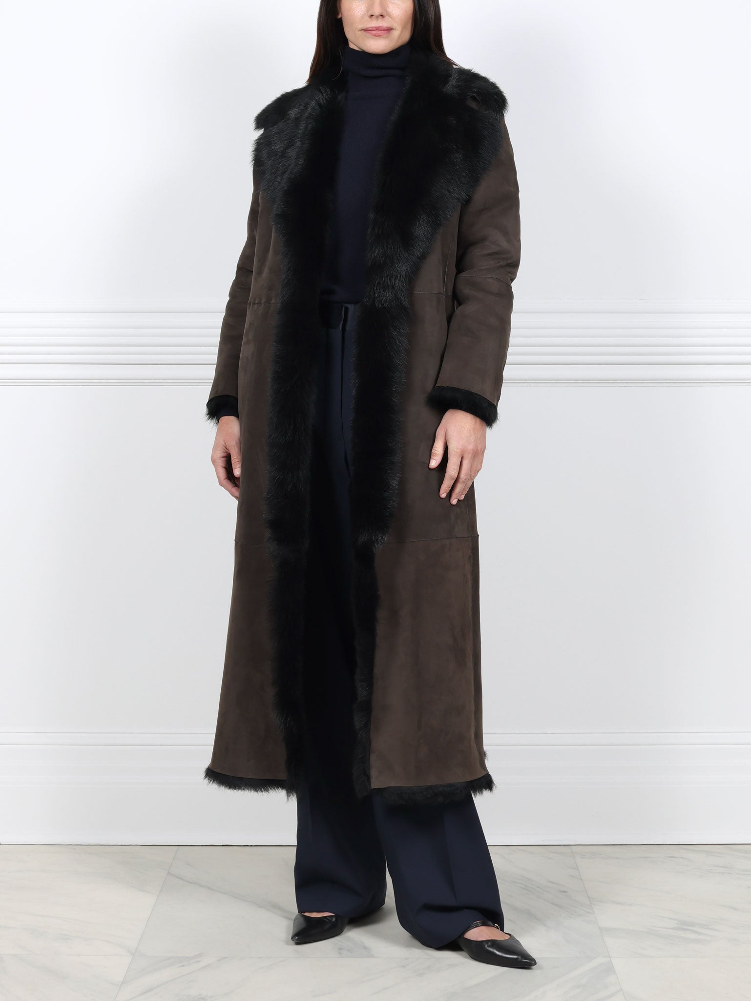 The Savannah Toscana Shearling Coat