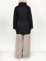 The Livia Cashmere Jacket with Sable Trim