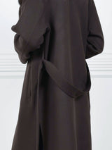Double Face Cashmere coat with Sable Collar