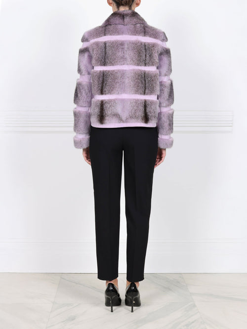 The Mini Lodge Mink Fur & Suede Jacket