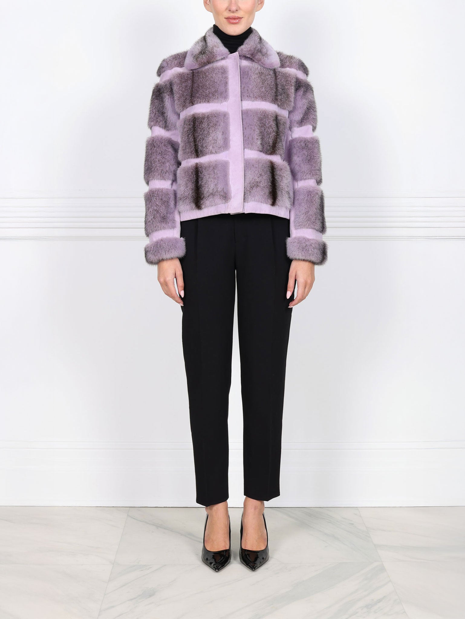 The Mini Lodge Mink Fur & Suede Jacket