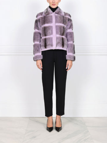 The Mini Lodge Mink Fur & Suede Jacket