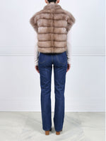The Shaya  Baum Martin Fur Vest