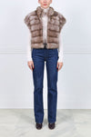 The Shaya  Baum Martin Fur Vest