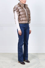 The Shaya  Baum Martin Fur Vest