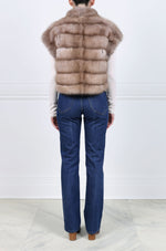 The Shaya  Baum Martin Fur Vest