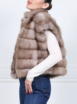 The Shaya  Baum Martin Fur Vest