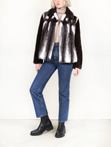 The Isla Cross Mink Fur Jacket