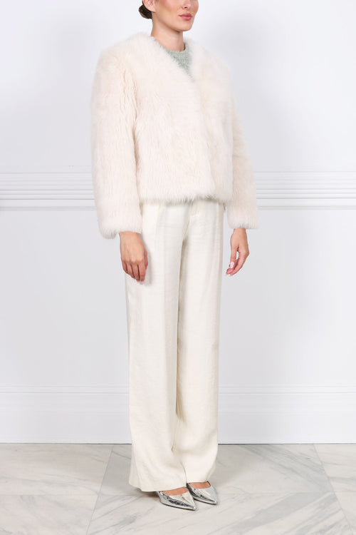 The Yulia  Toscana Shearling Jacket